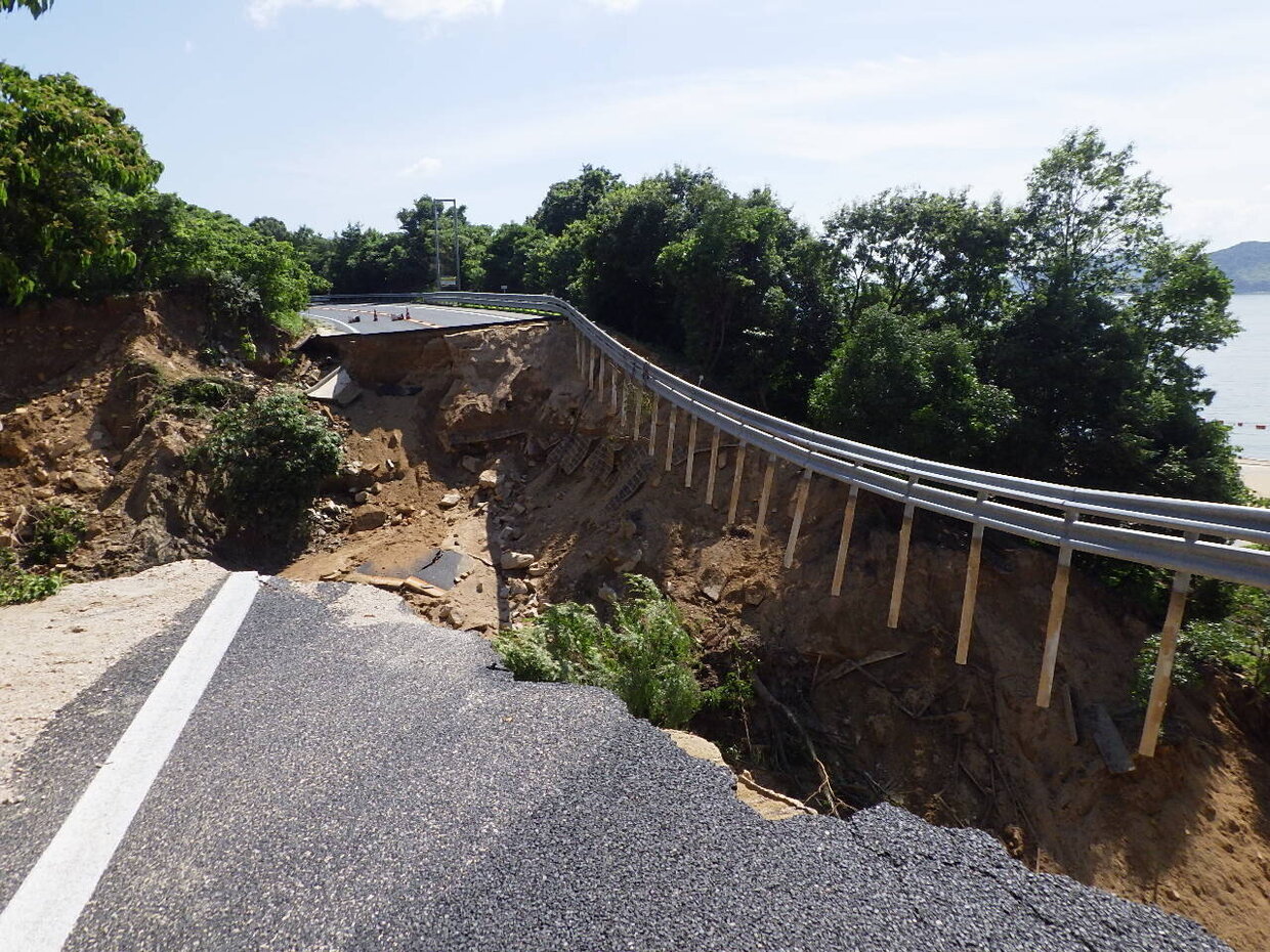 Emergency restoraオンライン カジノ 2020on work on the San-yo Expressway