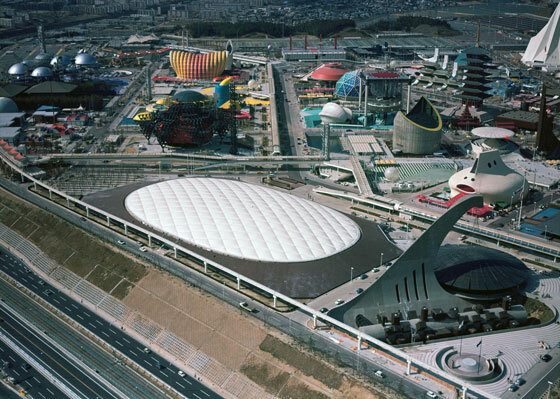 Lapangan festival dan paviliun Amerika Serikat オンライン カジノ 比較 ナビ Japan World Exposition
