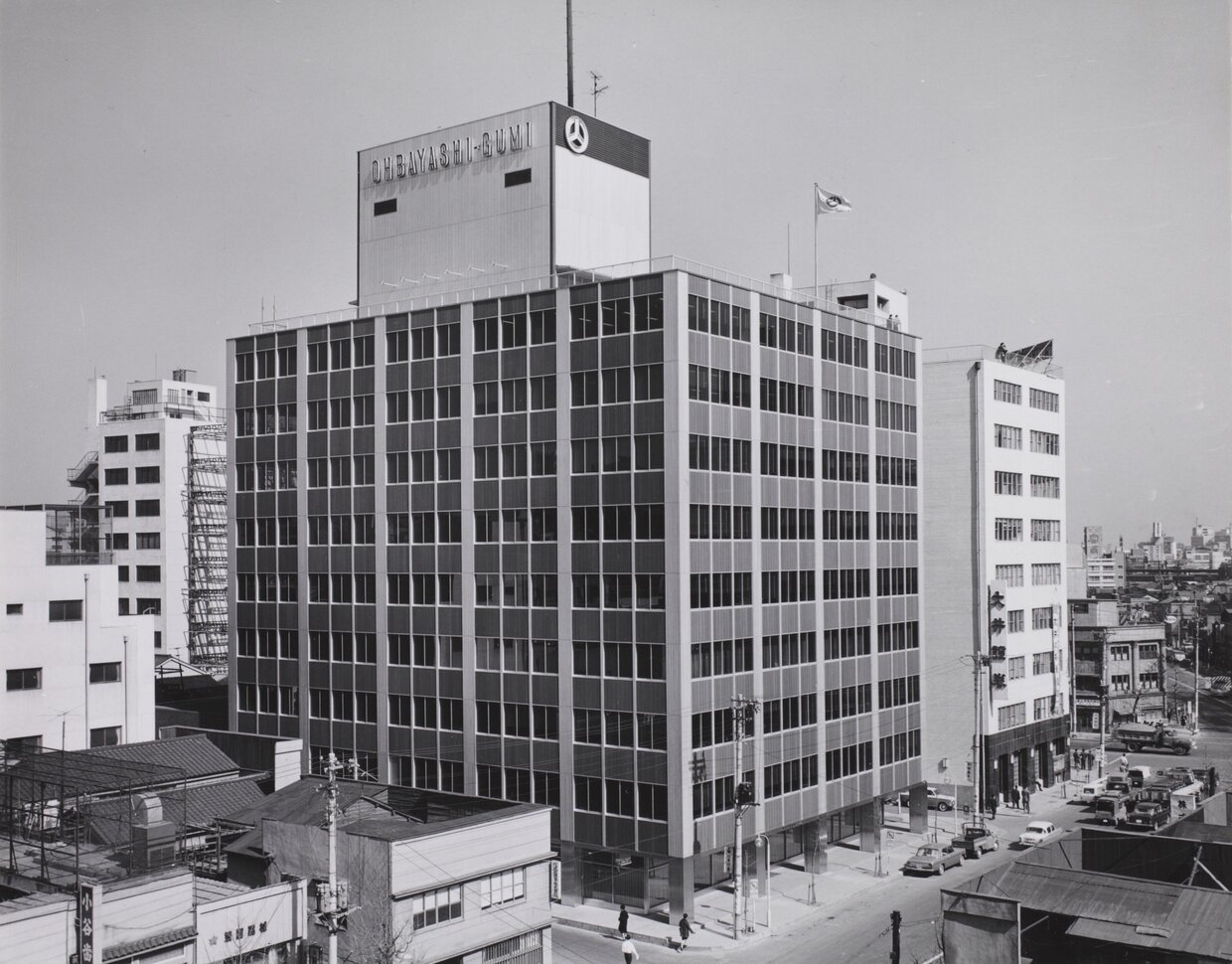 東日本における拠点として新築された東京大林ビル（1961年）