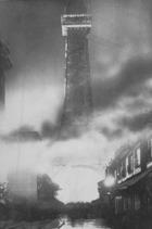 炎上する通天閣 炎上する通天閣