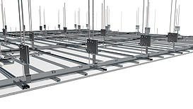 躯体に連結されたオンライン カジノ 負け たの吊りボルトに部材を固定