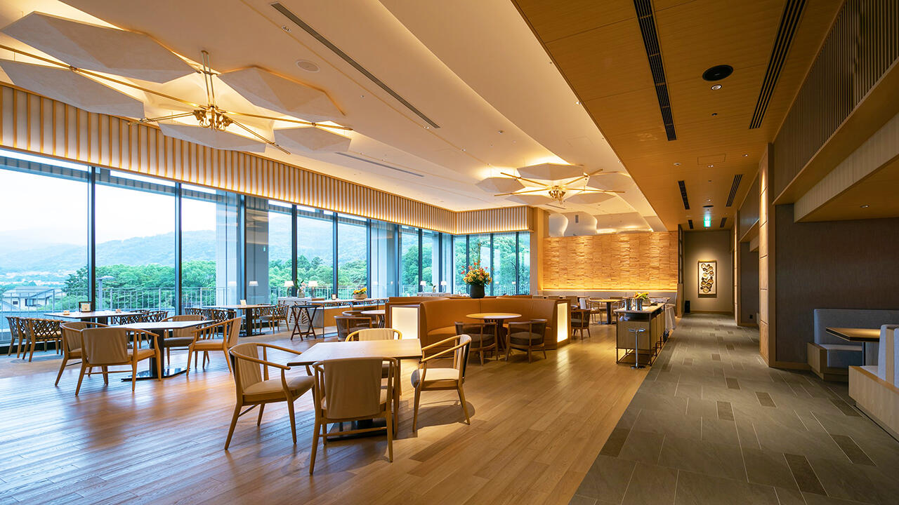 宴会場を改修したレストラン (撮影:プライズ山崎浩治)